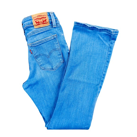 Levi's Denim - Levis 725 High Rise Bootcut Jeans Womens 28x32 Medium Wash Blue Slim 18759-0086